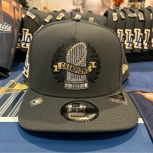 2025 World Series Champions Parade New Era  A-Frame Snapback Los Angeles Dodgers